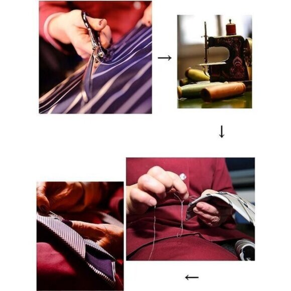 ⚡Men Glacier Lake Blue Imported Silk Blend Formal Stylish Affordable Neck Tie - Picture 2 of 3